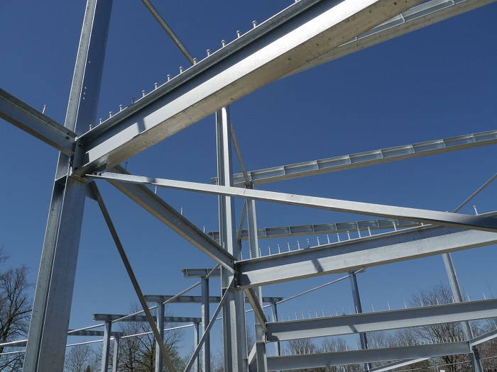 Commerical Services - Picture of hot-rolled factory structure